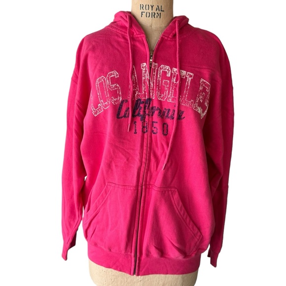 Los Angeles Zip Up Hoodie - Picture 1 of 3